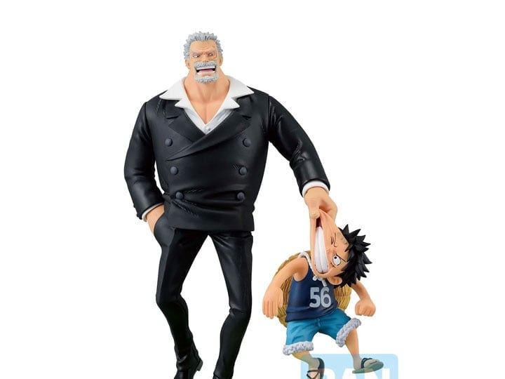 One Piece Ichibansho Revible Moment Monkey D. Garp & Monkey D. Luffy (Road to Dawn) Figure Gallery Image 1