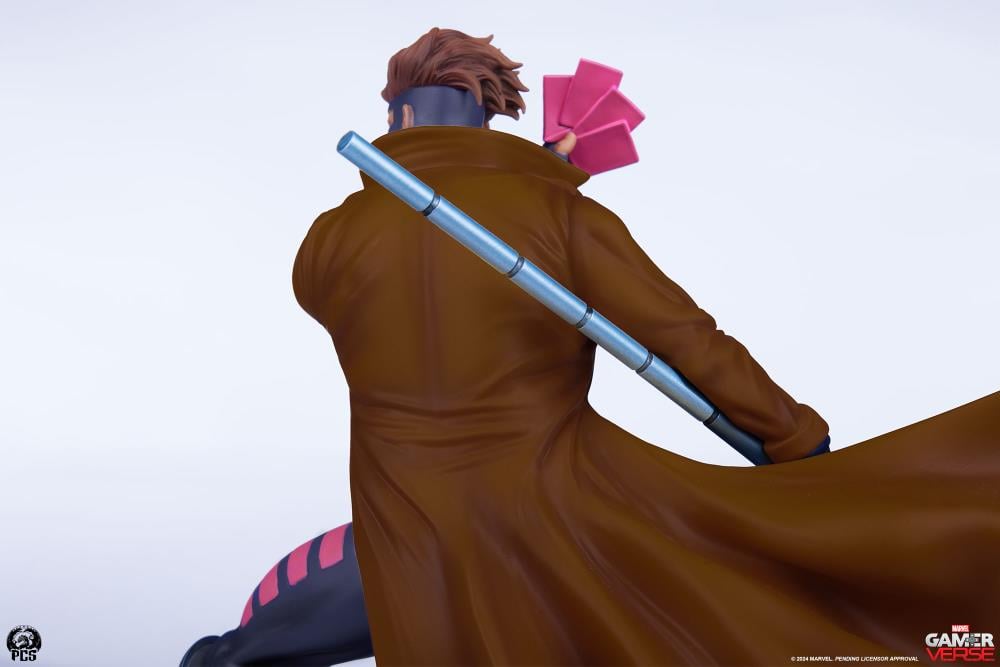 Marvel Gamerverse Classics Gambit 1/10 Scale Statue Gallery Image 13