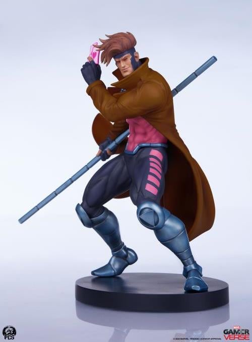 Marvel Gamerverse Classics Gambit 1/10 Scale Statue Gallery Image 8