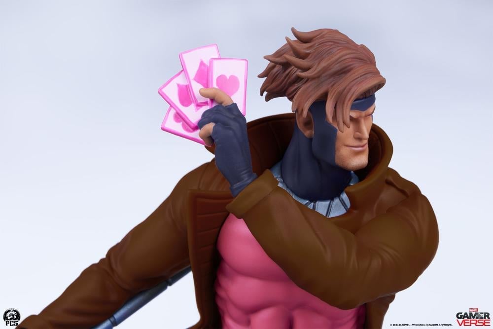 Marvel Gamerverse Classics Gambit 1/10 Scale Statue Gallery Image 12