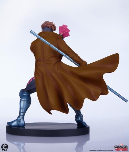 Marvel Gamerverse Classics Gambit 1/10 Scale Statue Gallery Image 11