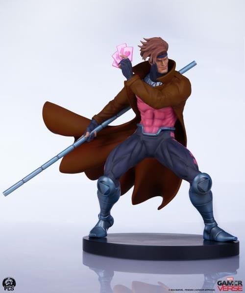 Marvel Gamerverse Classics Gambit 1/10 Scale Statue Gallery Image 9