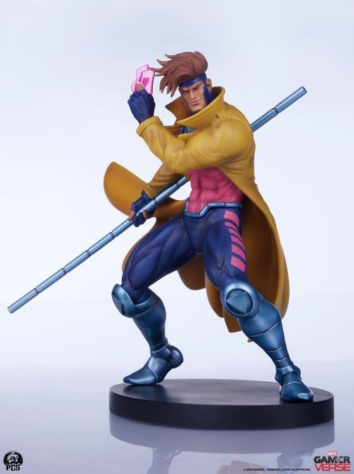 Marvel Gamerverse Classics Gambit (Player 2 Edition) 1/10 Scale Statue Gallery Image 7