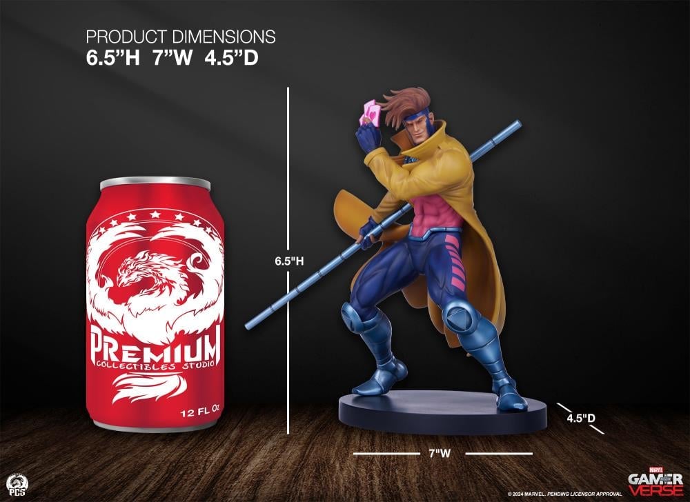 Marvel Gamerverse Classics Gambit (Player 2 Edition) 1/10 Scale Statue Gallery Image 18