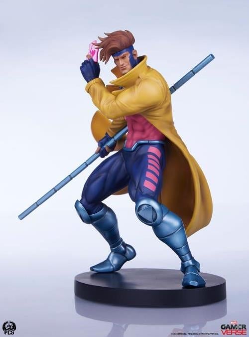 Marvel Gamerverse Classics Gambit (Player 2 Edition) 1/10 Scale Statue Gallery Image 9