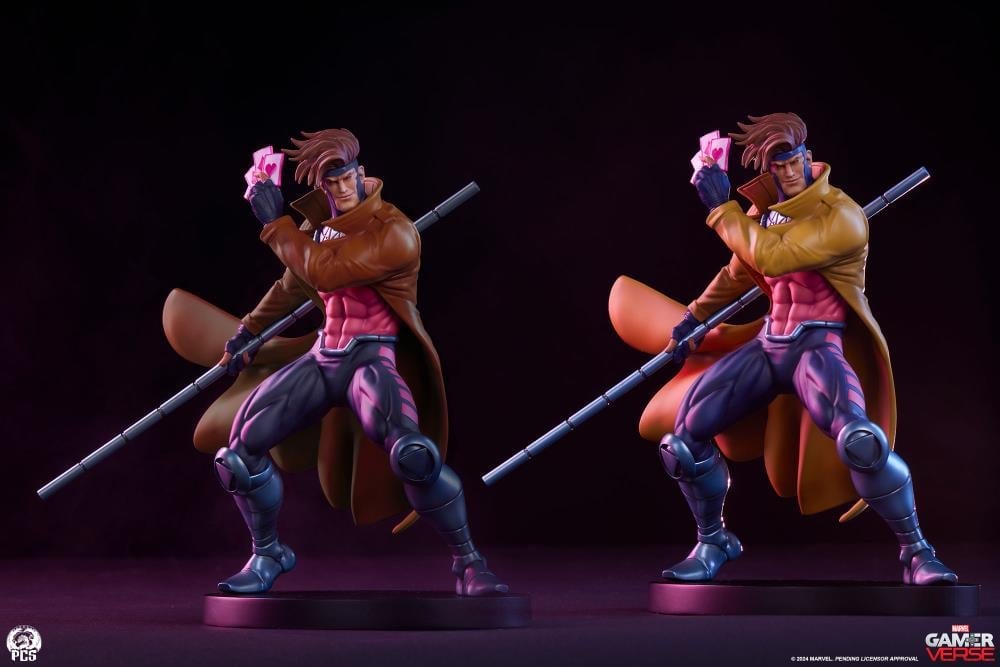 Marvel Gamerverse Classics Gambit (Player 2 Edition) 1/10 Scale Statue Gallery Image 19