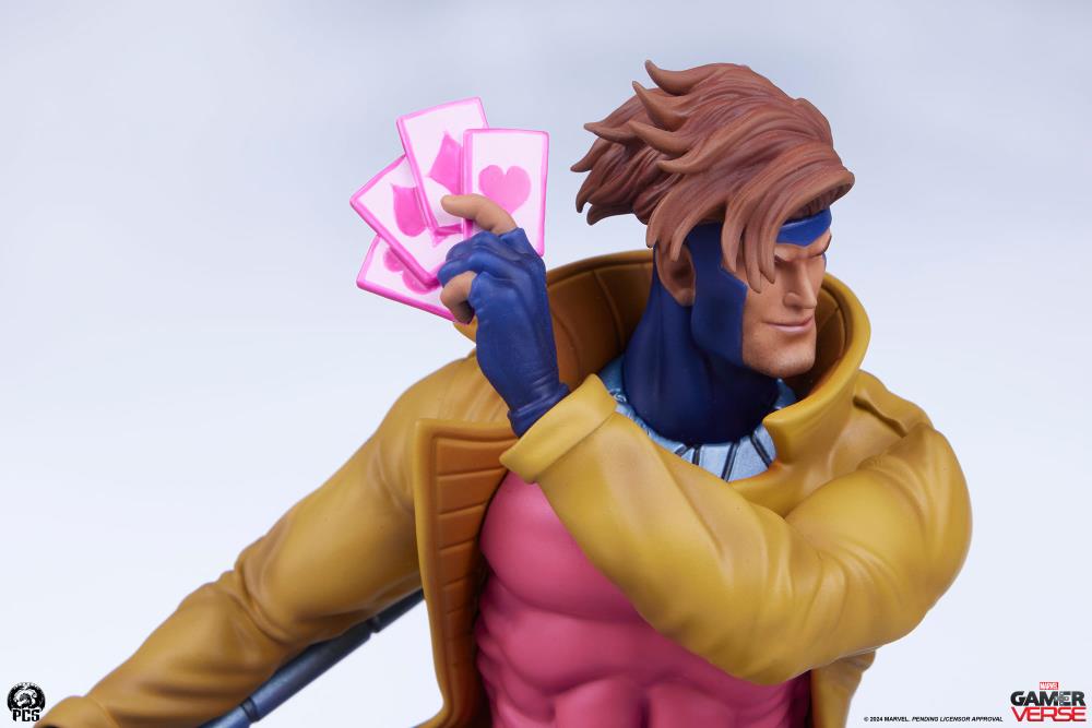 Marvel Gamerverse Classics Gambit (Player 2 Edition) 1/10 Scale Statue Gallery Image 14