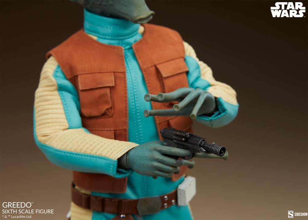 Star Wars: A New Hope Scum & Villainy Greedo 1/6 Scale Figure Gallery Image 6