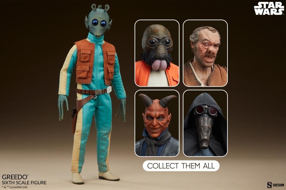 Star Wars: A New Hope Scum & Villainy Greedo 1/6 Scale Figure Gallery Image 12