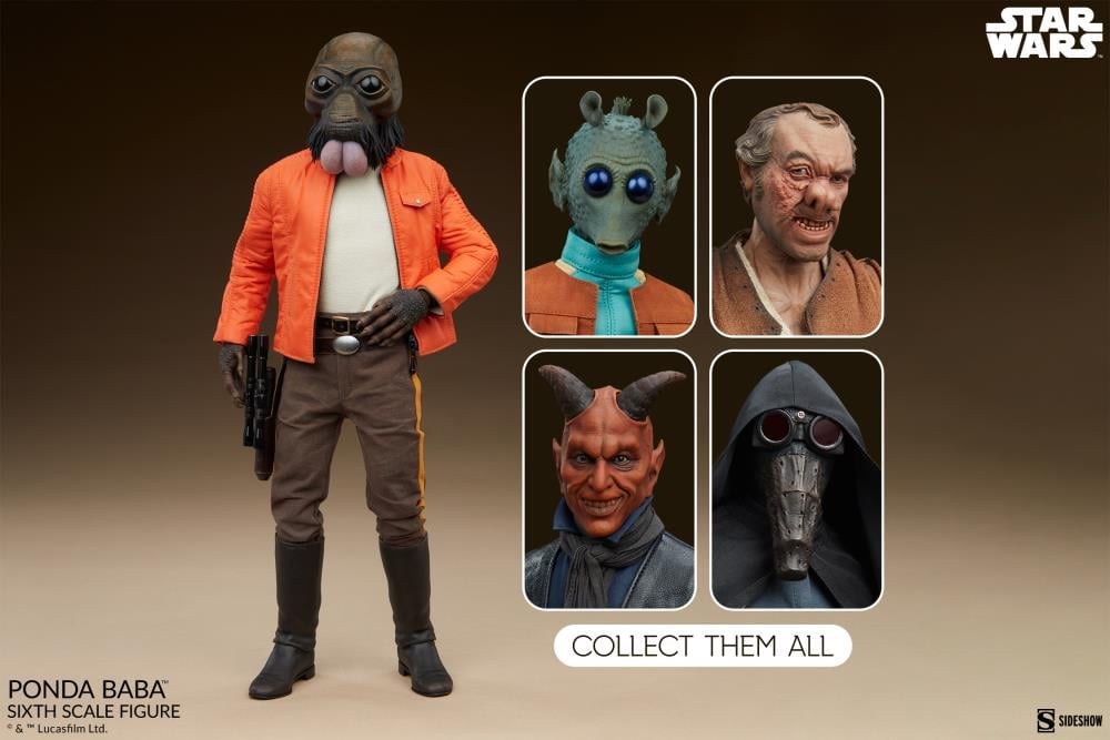Star Wars: A New Hope Scum & Villainy Ponda Baba 1/6 Scale Figure Gallery Image 9