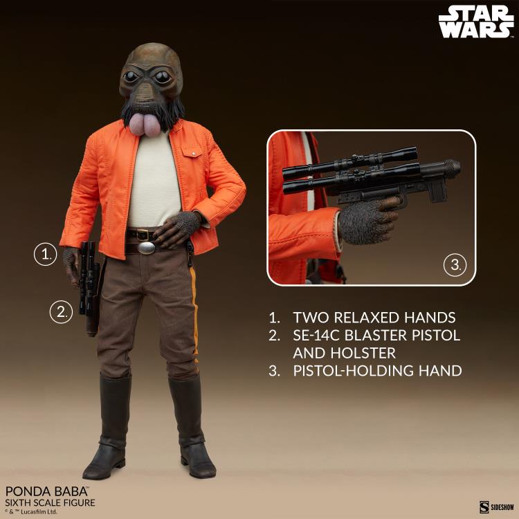 Star Wars: A New Hope Scum & Villainy Ponda Baba 1/6 Scale Figure Gallery Image 8