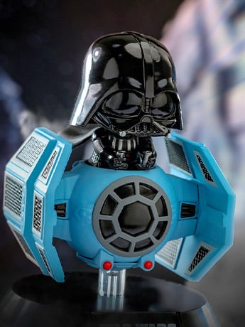 Star Wars Cosbi #031 Darth Vader with Tie Advanced X1 Gallery Image 2