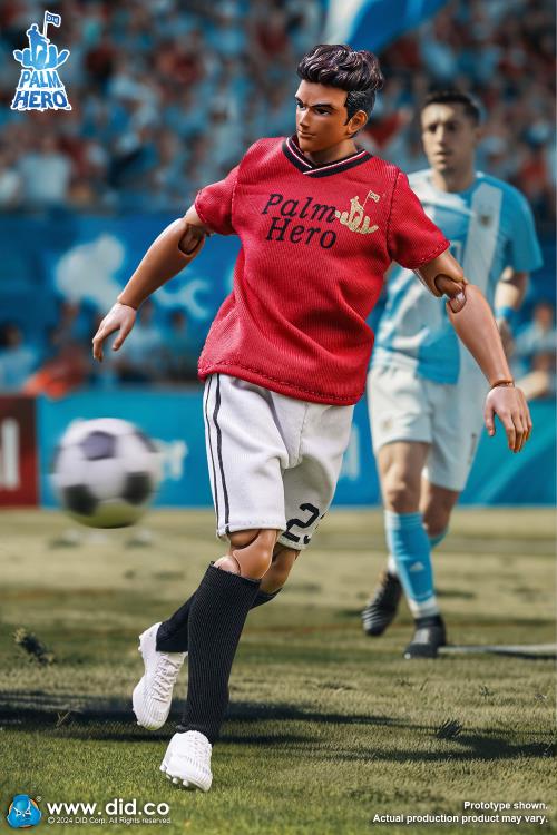 Palm Hero Simply Fun Sport Series Red Team Footballer 1/12 Scale Action Figure Gallery Image 8