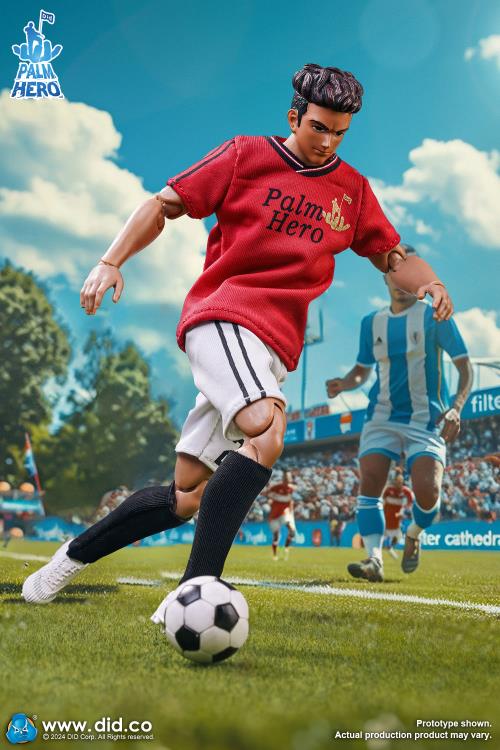 Palm Hero Simply Fun Sport Series Red Team Footballer 1/12 Scale Action Figure Gallery Image 4