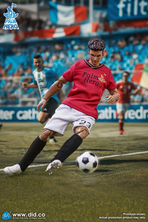 Palm Hero Simply Fun Sport Series Red Team Footballer 1/12 Scale Action Figure Gallery Image 7