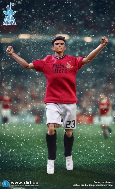Palm Hero Simply Fun Sport Series Red Team Footballer 1/12 Scale Action Figure Gallery Image 3