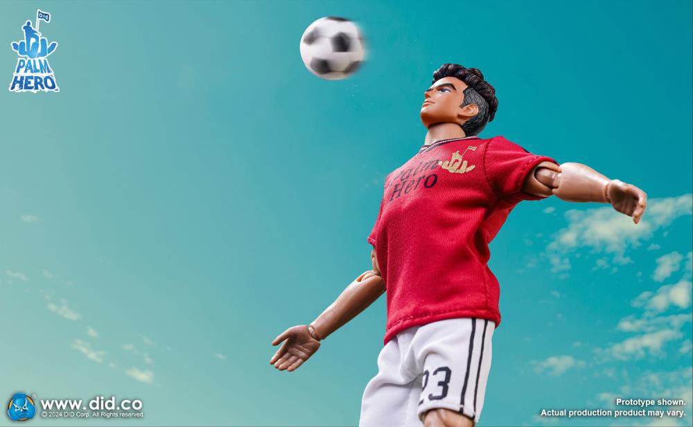Palm Hero Simply Fun Sport Series Red Team Footballer 1/12 Scale Action Figure Gallery Image 13