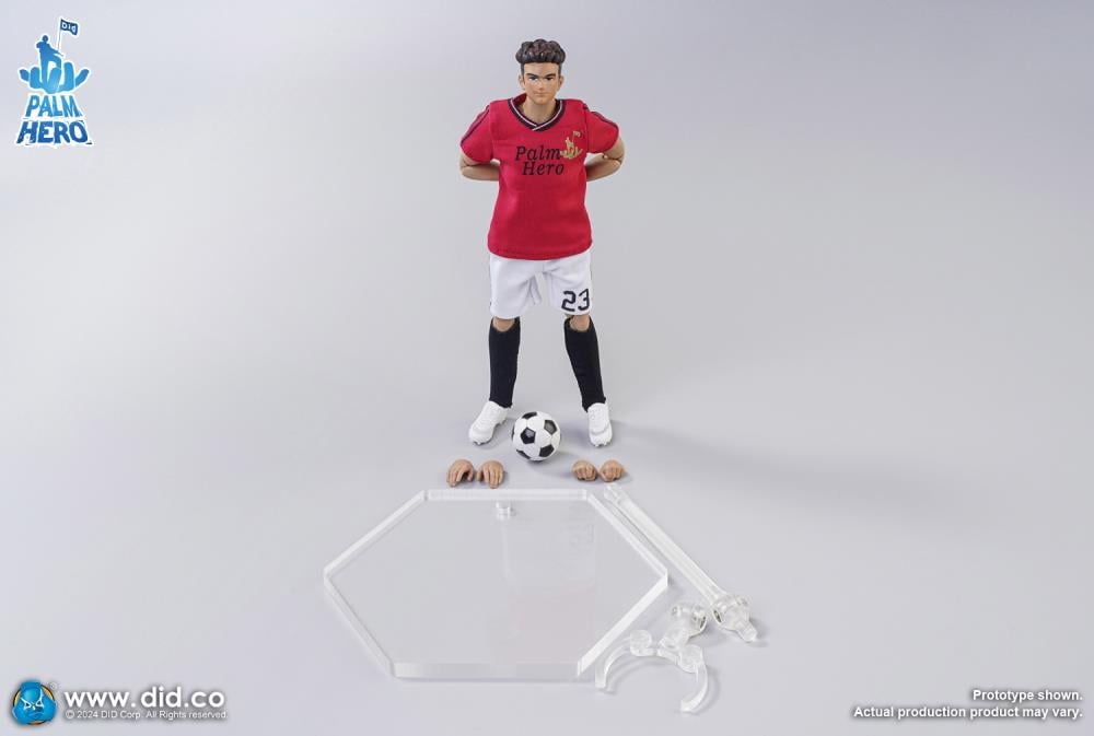 Palm Hero Simply Fun Sport Series Red Team Footballer 1/12 Scale Action Figure Gallery Image 27