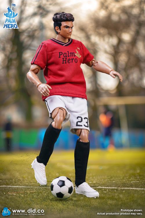 Palm Hero Simply Fun Sport Series Red Team Footballer 1/12 Scale Action Figure Gallery Image 11
