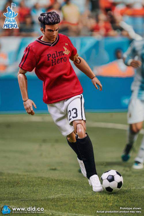 Palm Hero Simply Fun Sport Series Red Team Footballer 1/12 Scale Action Figure Gallery Image 9