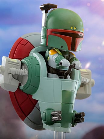 Star Wars Cosbi #032 Boba Fett with Starship Gallery Image 2