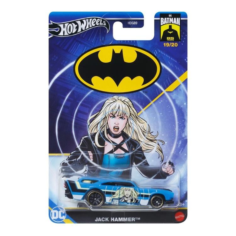 Batman 85 Years Hot Wheels Premium Pop Culture 2024 Mix 4 Black Canary Jackhammer Gallery Image 3