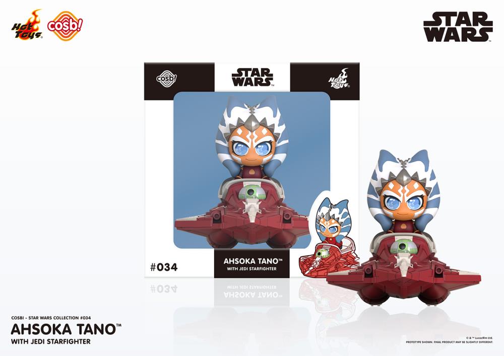Star Wars Cosbi #034 Ahsoka Tano with Jedi Starfighter Gallery Image 4