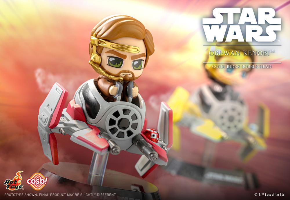 Star Wars Cosbi #035 Obi-Wan Kenobi with Jedi Starfighter Gallery Image 3