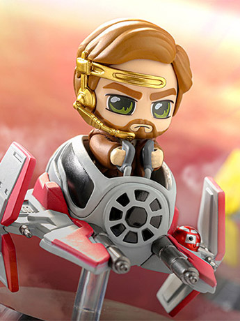 Star Wars Cosbi #035 Obi-Wan Kenobi with Jedi Starfighter Gallery Image 2