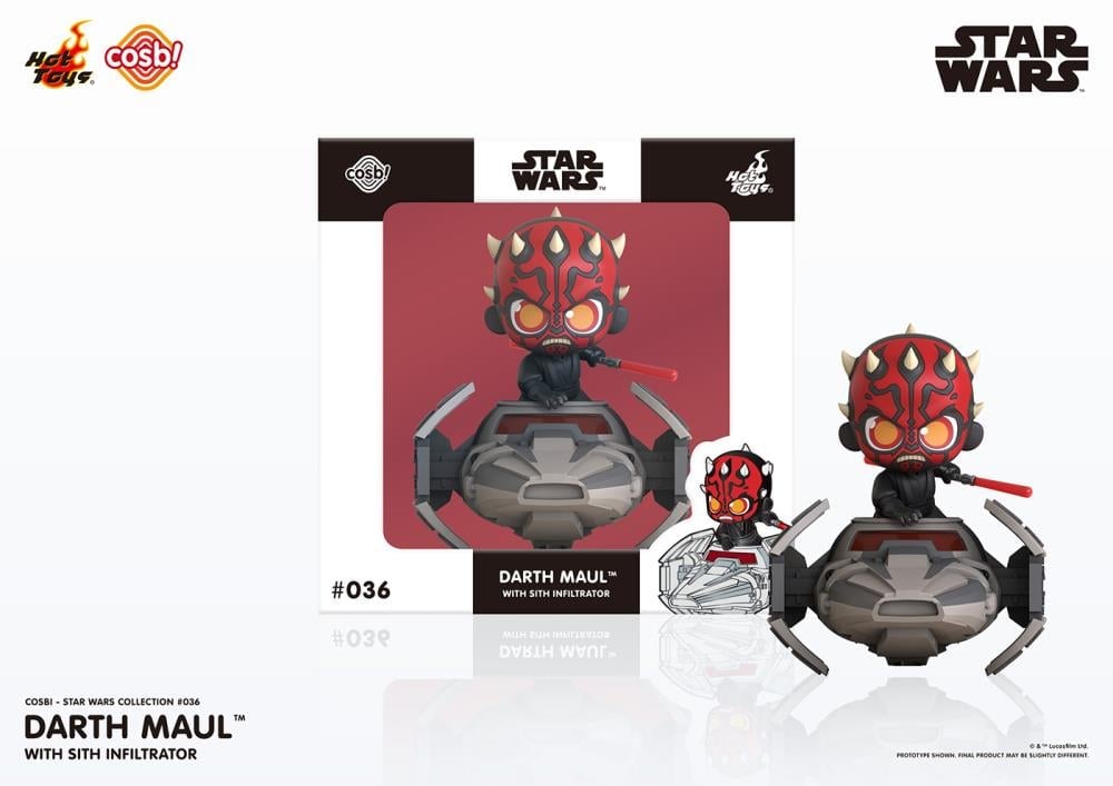 Star Wars Cosbi #036 Darth Maul with Sith Infiltrator Gallery Image 4
