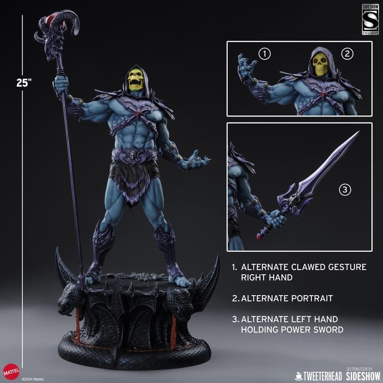 Masters of the Universe Legends Skeletor (Classic Edition) 1/5 Scale Maquette Gallery Image 18