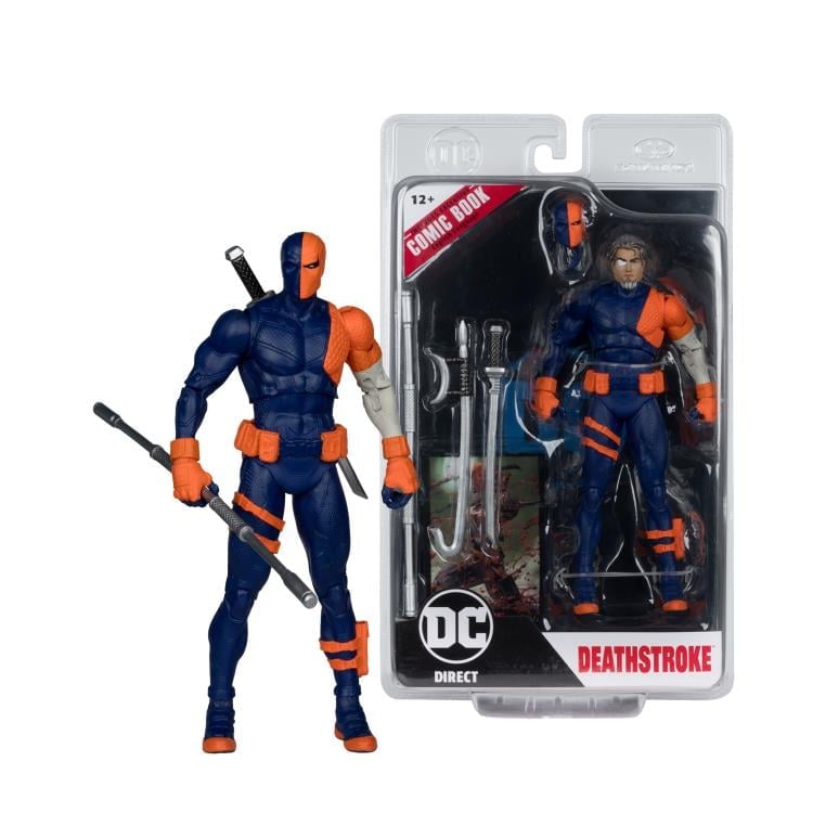 DC Rebirth Page Punchers Deathstroke 7" Action Figure with Comic Gallery Image 11