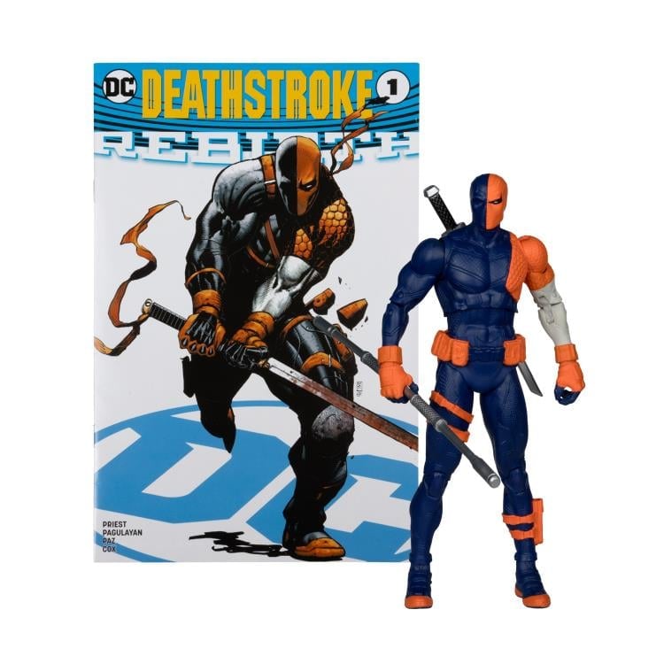 DC Rebirth Page Punchers Deathstroke 7" Action Figure with Comic Gallery Image 9