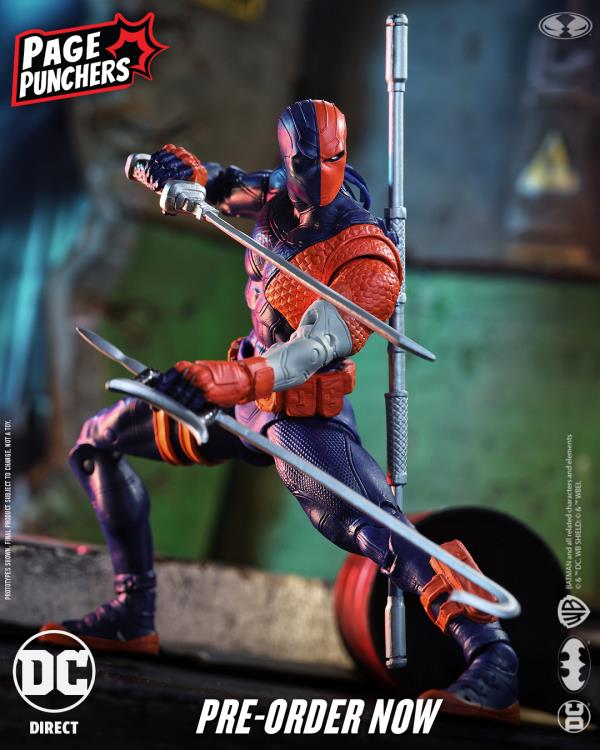 DC Rebirth Page Punchers Deathstroke 7" Action Figure with Comic Gallery Image 3