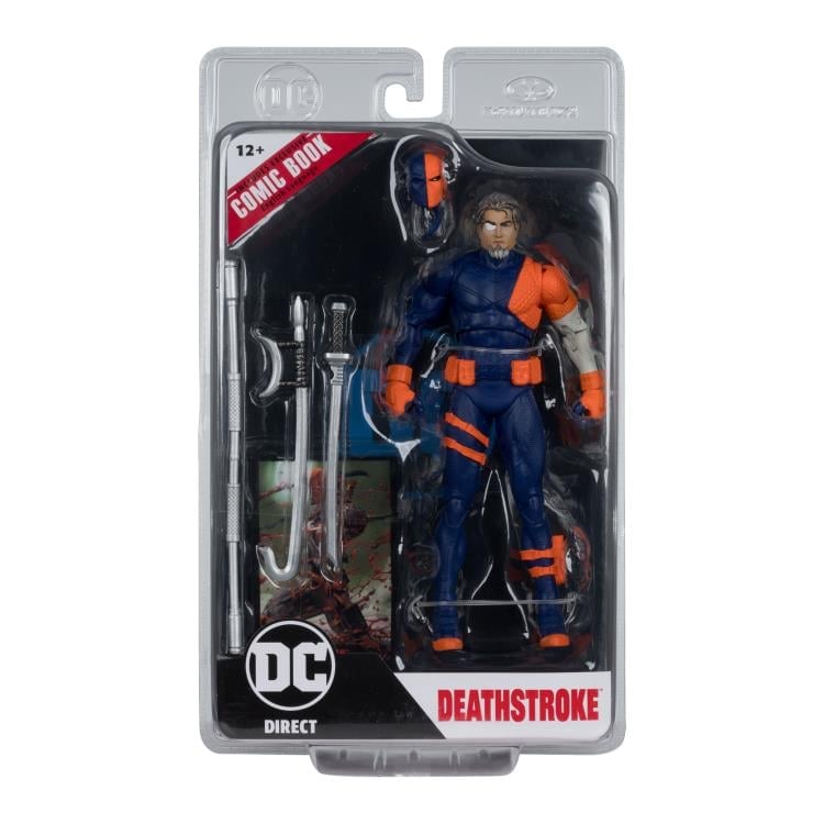 DC Rebirth Page Punchers Deathstroke 7" Action Figure with Comic Gallery Image 12