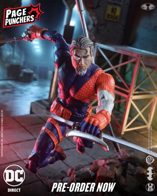 DC Rebirth Page Punchers Deathstroke 7" Action Figure with Comic Gallery Image 5