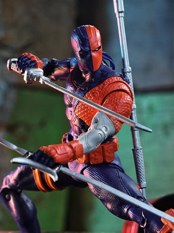 DC Rebirth Page Punchers Deathstroke 7" Action Figure with Comic Gallery Image 2