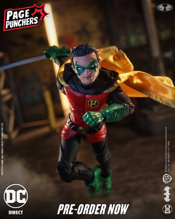 Batman: Reborn DC Page Punchers Robin 7" Action Figure with Comic Gallery Image 4