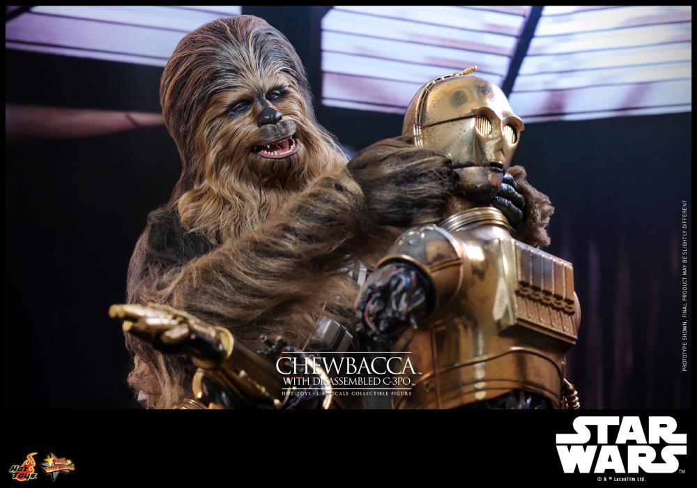Star Wars: The Empire Strikes Back MMS766 Chewbacca with Disassmbled C-3PO 1/6th Scale Collectible Figure Gallery Image 19