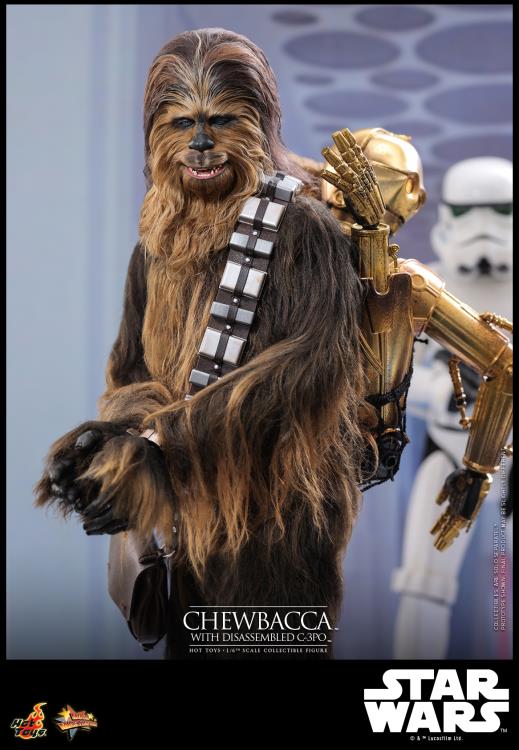 Star Wars: The Empire Strikes Back MMS766 Chewbacca with Disassmbled C-3PO 1/6th Scale Collectible Figure Gallery Image 15