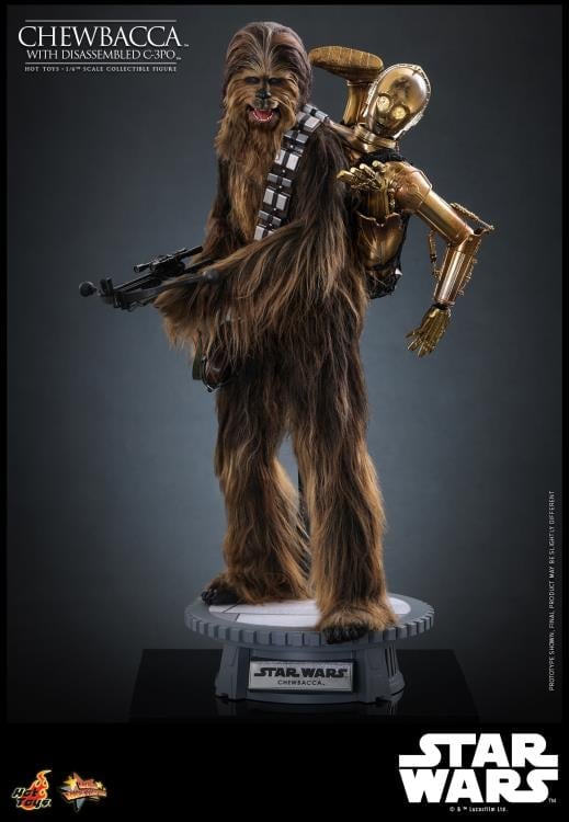 Star Wars: The Empire Strikes Back MMS766 Chewbacca with Disassmbled C-3PO 1/6th Scale Collectible Figure Gallery Image 8
