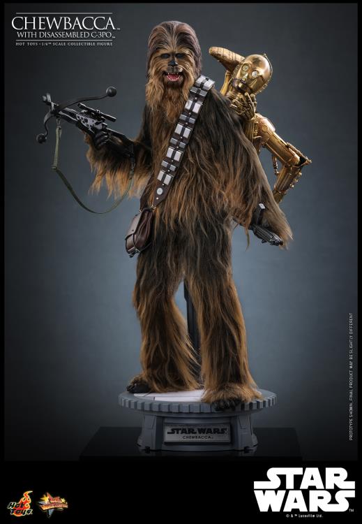 Star Wars: The Empire Strikes Back MMS766 Chewbacca with Disassmbled C-3PO 1/6th Scale Collectible Figure Gallery Image 9