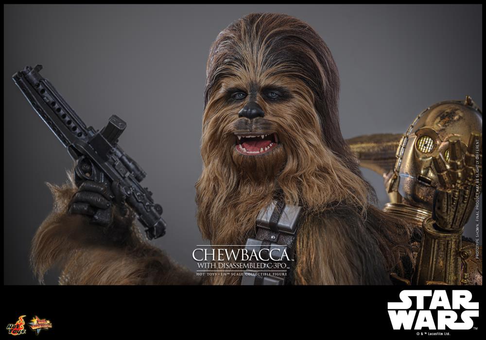 Star Wars: The Empire Strikes Back MMS766 Chewbacca with Disassmbled C-3PO 1/6th Scale Collectible Figure Gallery Image 12