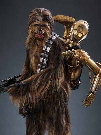 Star Wars: The Empire Strikes Back MMS766 Chewbacca with Disassmbled C-3PO 1/6th Scale Collectible Figure Gallery Image 2