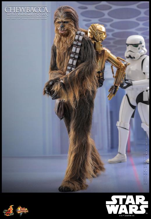 Star Wars: The Empire Strikes Back MMS766 Chewbacca with Disassmbled C-3PO 1/6th Scale Collectible Figure Gallery Image 17