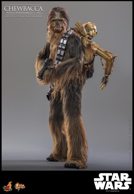 Star Wars: The Empire Strikes Back MMS766 Chewbacca with Disassmbled C-3PO 1/6th Scale Collectible Figure Gallery Image 7