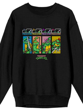 Teenage Mutant Ninja Turtles Press Start Sweatshirt Gallery Image 2