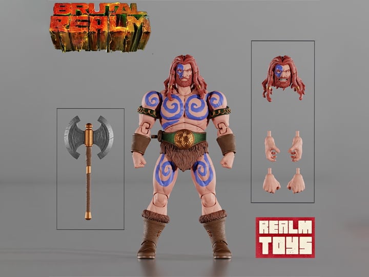 Brutal Realm Killian the Red 1/12 Scale Action Figure Gallery Image 1