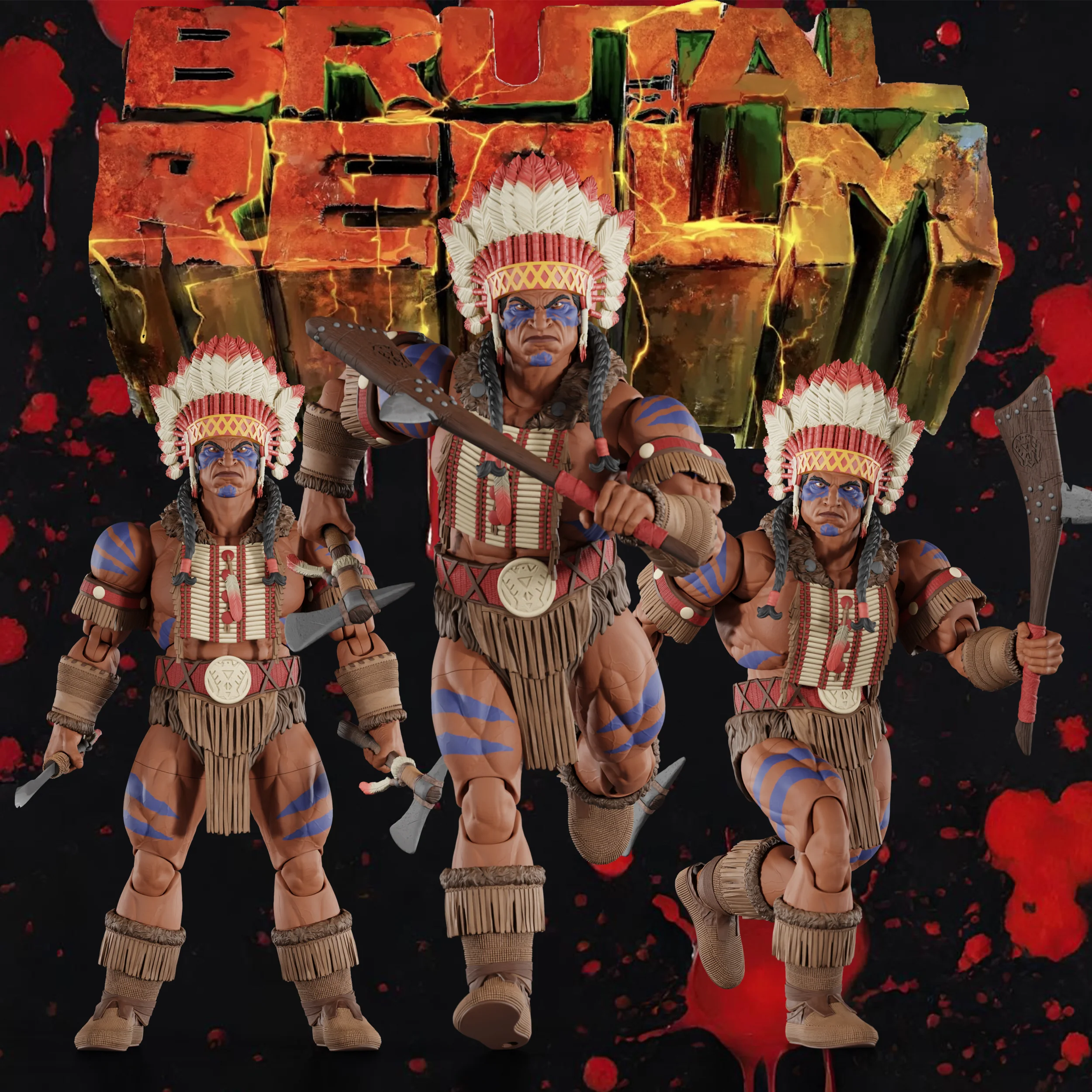 Brutal Realm Chief Mato 1/12 Scale Action Figure Gallery Image 10