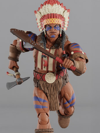 Brutal Realm Chief Mato 1/12 Scale Action Figure Gallery Image 2
